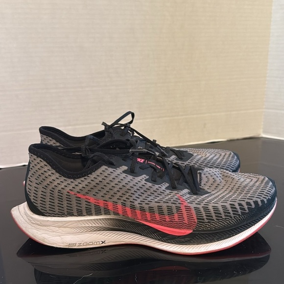 Nike Zoom Pegasus Turbo 2 Black/Pink&Grey AT2863-007 Mens Size 12 Running Shoe main image 10